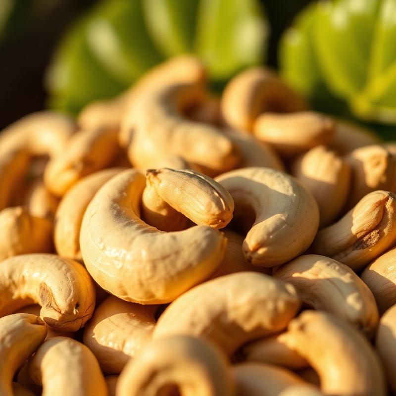 Noix de cajou (nature, grillé, grillé salé, brut)